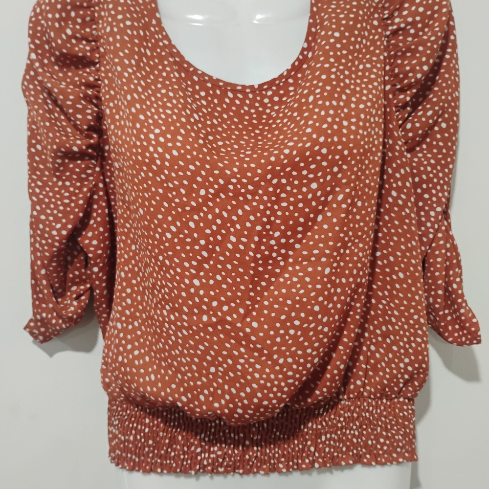 Paper Crane Terracotta Dotted Top